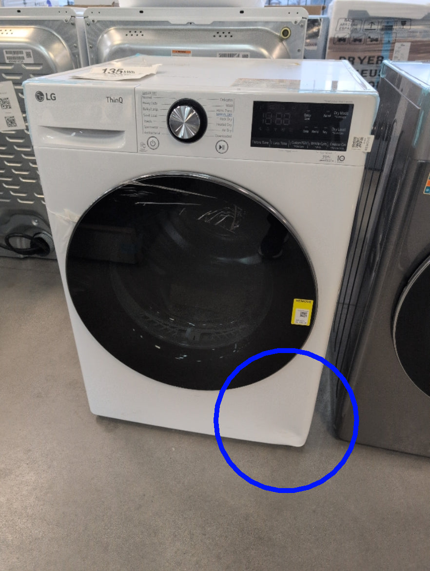 DLHC1455W - DRYERS - LG - Electric - White - Open Box - BonPrix Électroménagers