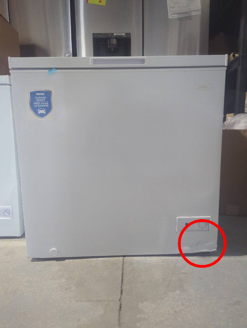 DCF070A6WM - FREEZERS - Danby - White - Open Box - BonPrix Électroménagers