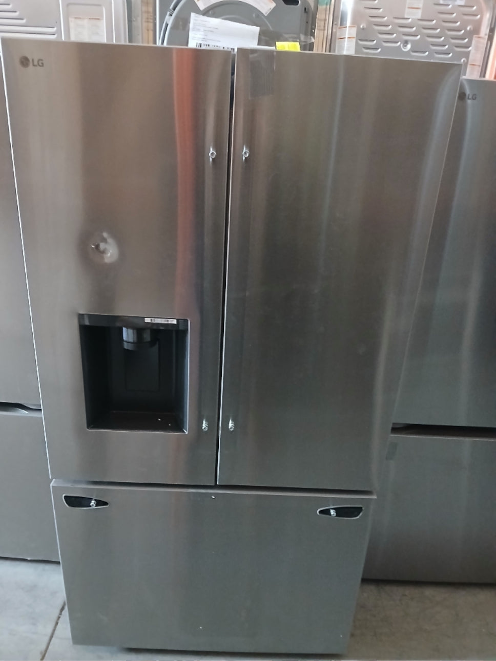 LRFXS3106S - REFRIGERATORS - LG - French 3-Door - Stainless Steel - Open Box - BonPrix Électroménagers