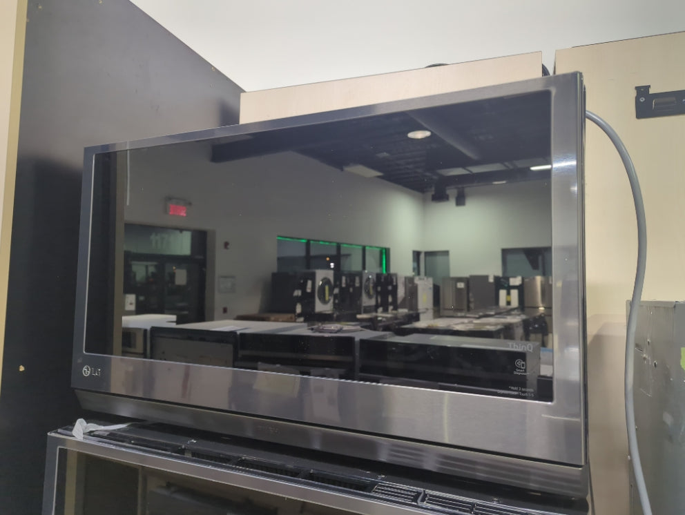 MVEL2137D - MICROWAVES OVENS - LG - Over-The-Range - Black Stainless - Open Box - BonPrix Électroménagers