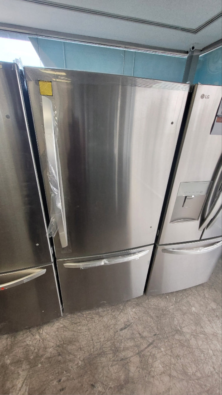 LRDNS2200S - REFRIGERATORS - LG - Bottom Freezer - Stainless Steel - Open Box - BonPrix Électroménagers