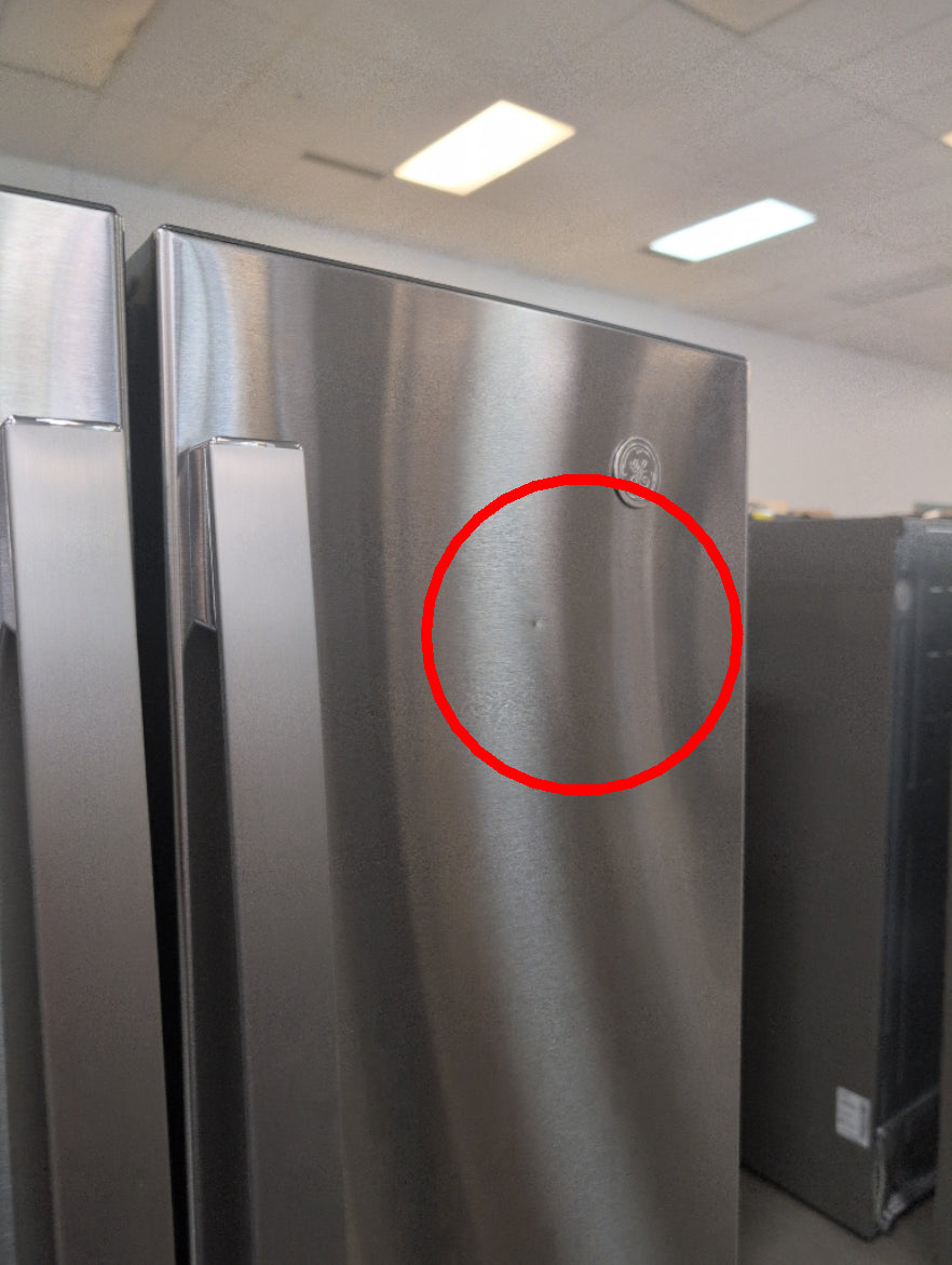 GNE21DYRKFS - REFRIGERATORS - GE - French 3-Door - Stainless Steel - Open Box - BonPrix Électroménagers