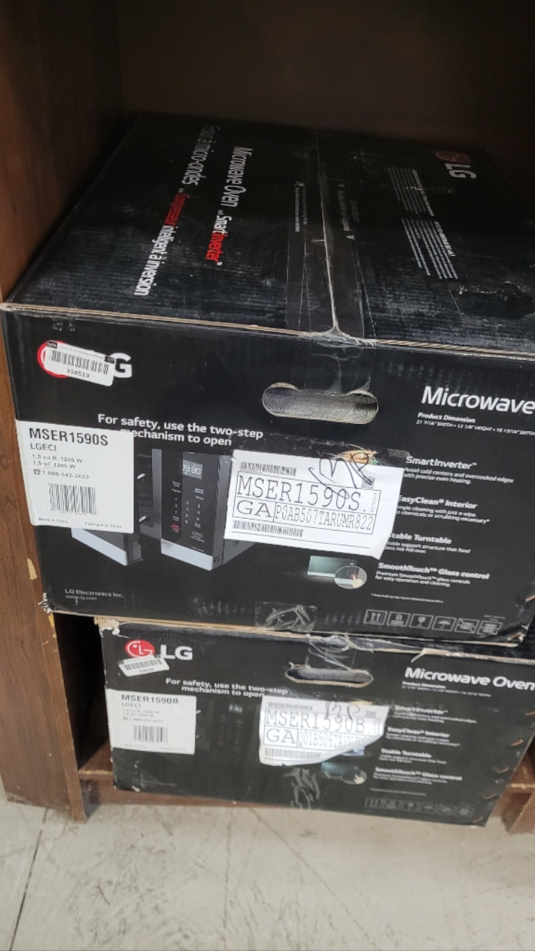 MSER1590S - MICROWAVES OVENS - LG - Countertop - Stainless Steel - Open Box - BonPrix Électroménagers
