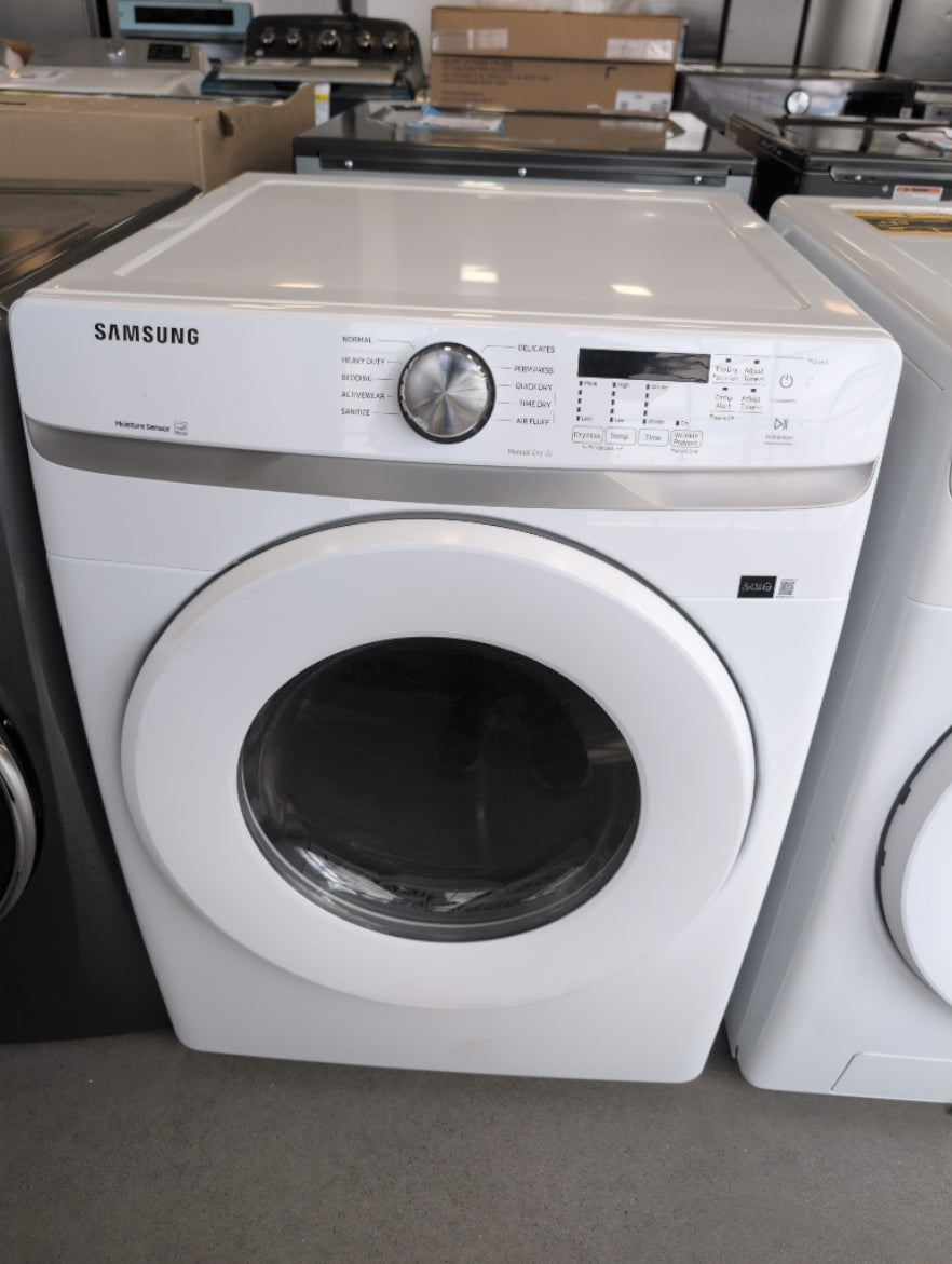 DVE45T6005W - DRYERS - Samsung - Electric - White - Open Box - BonPrix Électroménagers