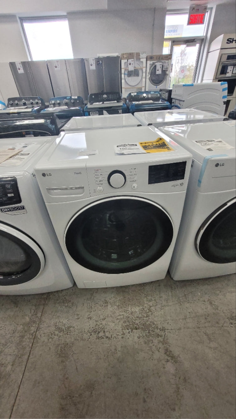 WM3600HWA - WASHERS - LG - Front Load - White - Open Box - BonPrix Électroménagers