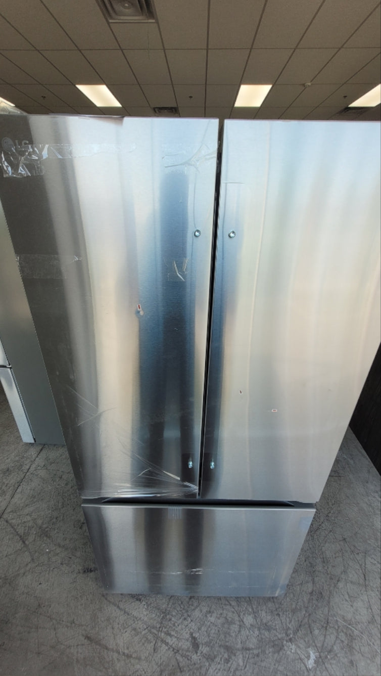 GNE25DYRKFS - REFRIGERATORS - GE - French 3-Door - Stainless Steel - Open Box