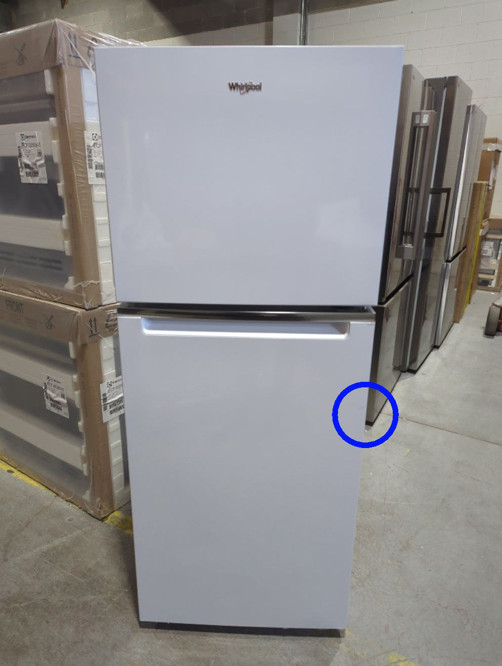 WRT112CZJW - REFRIGERATORS - Whirlpool - Top Freezer - White - Open Box - BonPrix Électroménagers