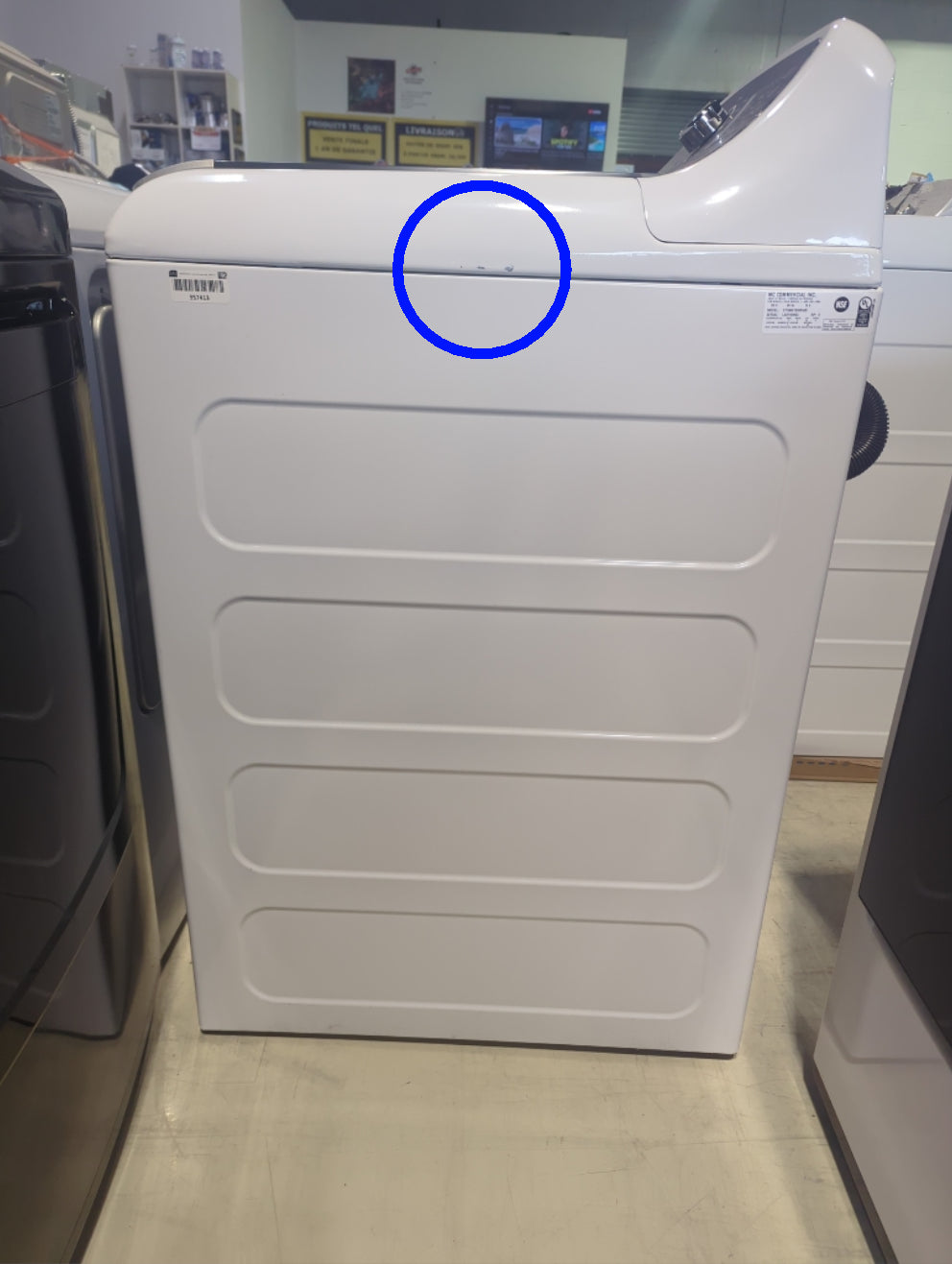 GTW681BMRWS - WASHERS - GE - Top Loading - White - Open Box - BonPrix Électroménagers