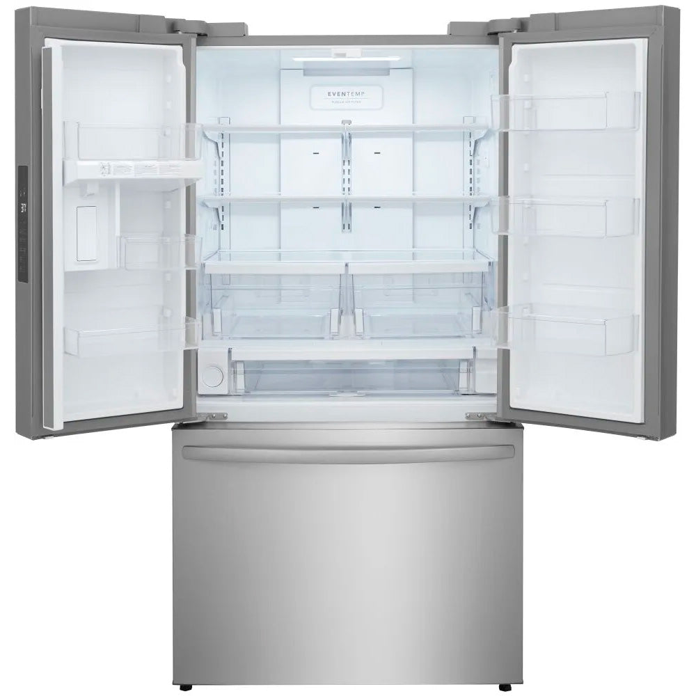 FRFN2813AF - REFRIGERATORS - Frigidaire - French 3-Door - Stainless Steel - Open Box - BonPrix Électroménagers
