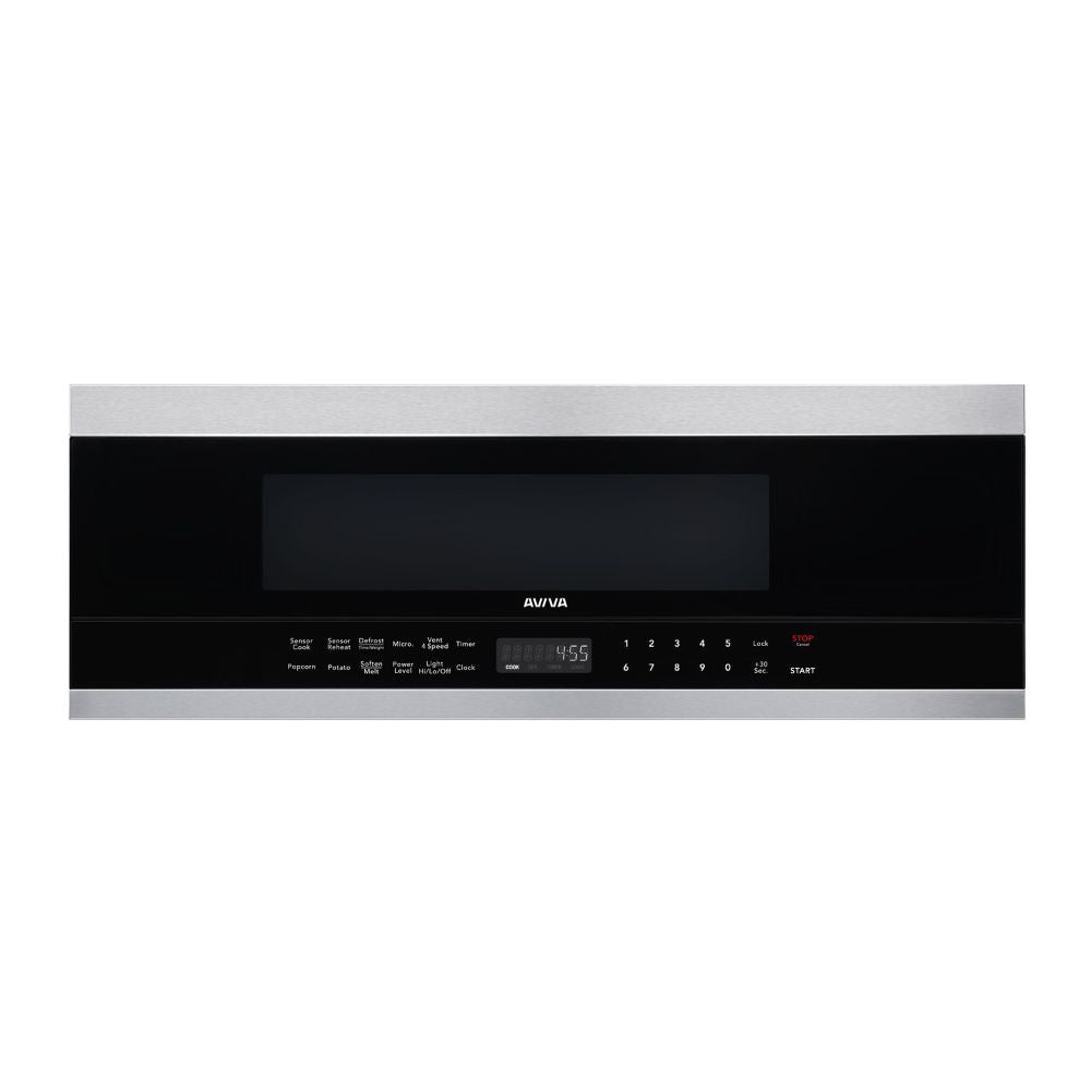 AOTRS304SB - MICROWAVES OVENS - AVIVA - Over-The-Range - Stainless Steel - Open Box - BonPrix Électroménagers