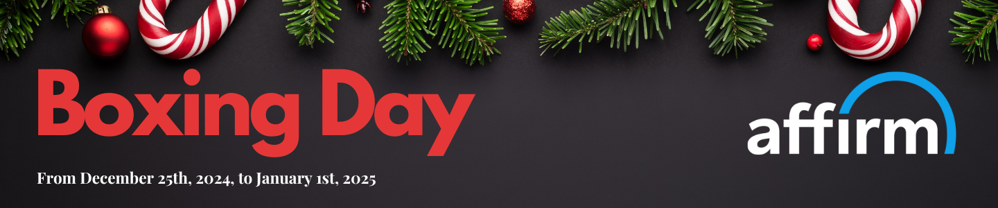 Banner Affirm - Black Friday