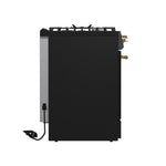 Forno Leonardo Espresso 30-Inch Black Gas Range, 5 Burners, 39,500 BTU, 5 cu.ft Convection Oven - BonPrix Électroménagers