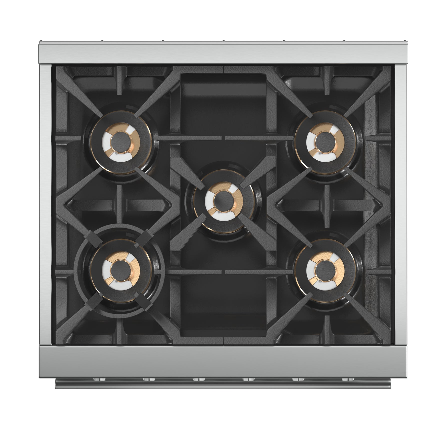 Forno Capriasca 30-Inch Freestanding Gas Range, 4 Burners, True Convection Oven - BonPrix Électroménagers