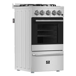 Forno Lamazze 20-Inch Freestanding Gas Range, Compact Design, Energy Efficient - BonPrix Électroménagers
