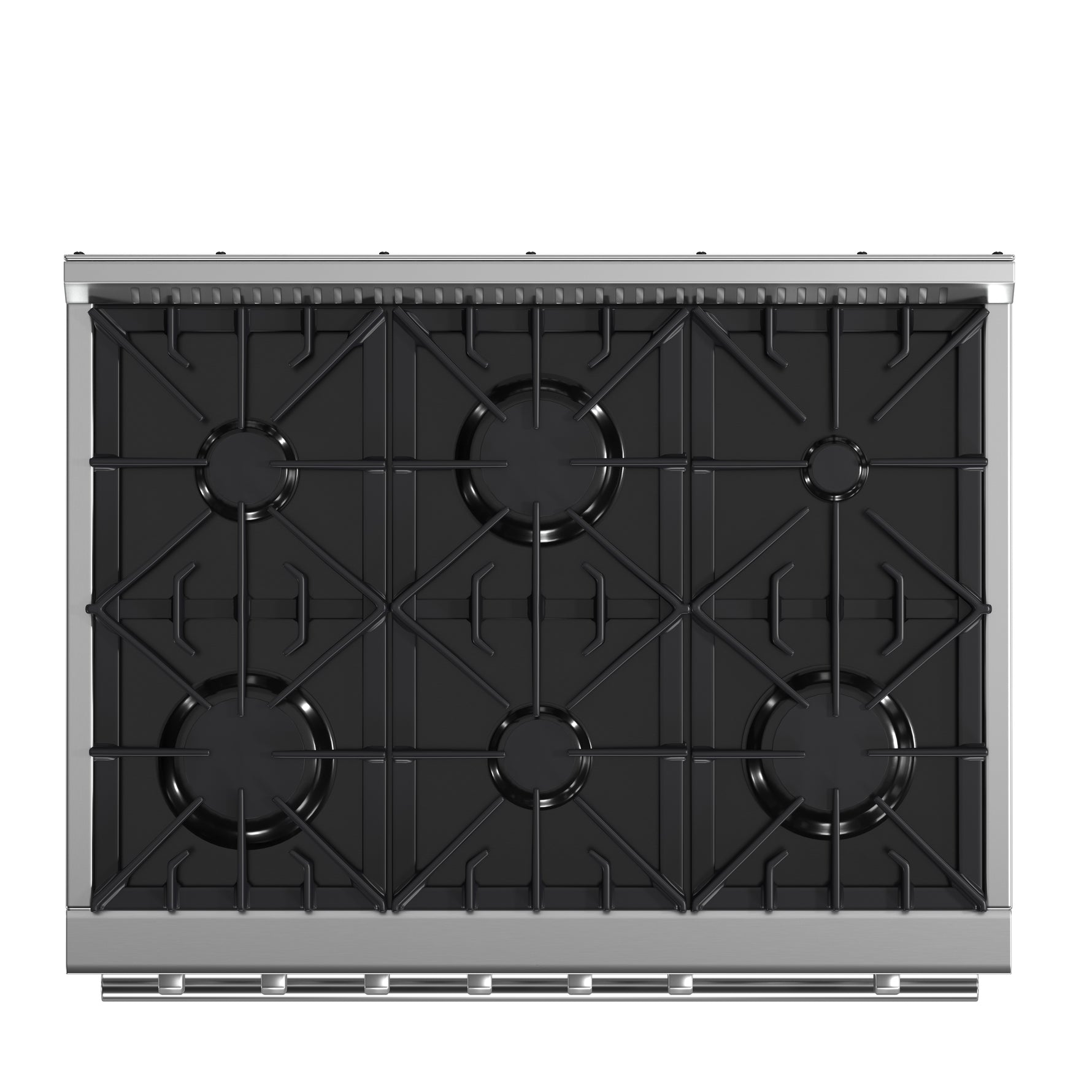 Marco 36-Inch Gas Range Stainless Steel, 6 Burners 67,000 BTU, 5.36 cu.ft. Convection Oven - BonPrix Électroménagers