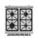 Forno Breno 24-Inch Freestanding Gas Range, Plug Included, Energy Efficient - BonPrix Électroménagers