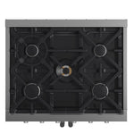 Forno Massimo 30-Inch Freestanding French Door Gas Range, 4 Burners, Convection Oven, Energy Efficient - BonPrix Électroménagers