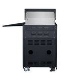 Forno All’Aperto 99,600 BTU Outdoor Kitchen, 5 Burners, Infrared Burners, Side Burner, Black Sintered Stone Countertops, Gas Pizza Oven, Sink Module, Bar & Beverage Center - BonPrix Électroménagers