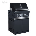 Forno All’Aperto 99,600 BTU Outdoor Kitchen, 5 Burners, Infrared Burners, Side Burner, Black Sintered Stone Countertops, Gas Pizza Oven, Sink Module, Bar & Beverage Center - BonPrix Électroménagers
