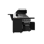 Forno All’Aperto 62,600 BTU BBQ, 3 Stainless Steel Burners, Infrared Burners, Sink Module, Black Sintered Stone Countertops, Bar and Beverage Center - BonPrix Électroménagers