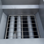 Forno Commerciale Natural Gas Deep Fryer, 4 Burners 120,000 BTU, 50 lbs Oil Capacity - BonPrix Électroménagers