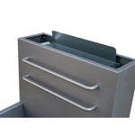 Forno Commerciale Natural Gas Deep Fryer, 4 Burners 120,000 BTU, 50 lbs Oil Capacity - BonPrix Électroménagers