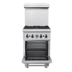 Forno Commerciale 24 Inch Gas Range with 4 Burners - BonPrix Électroménagers