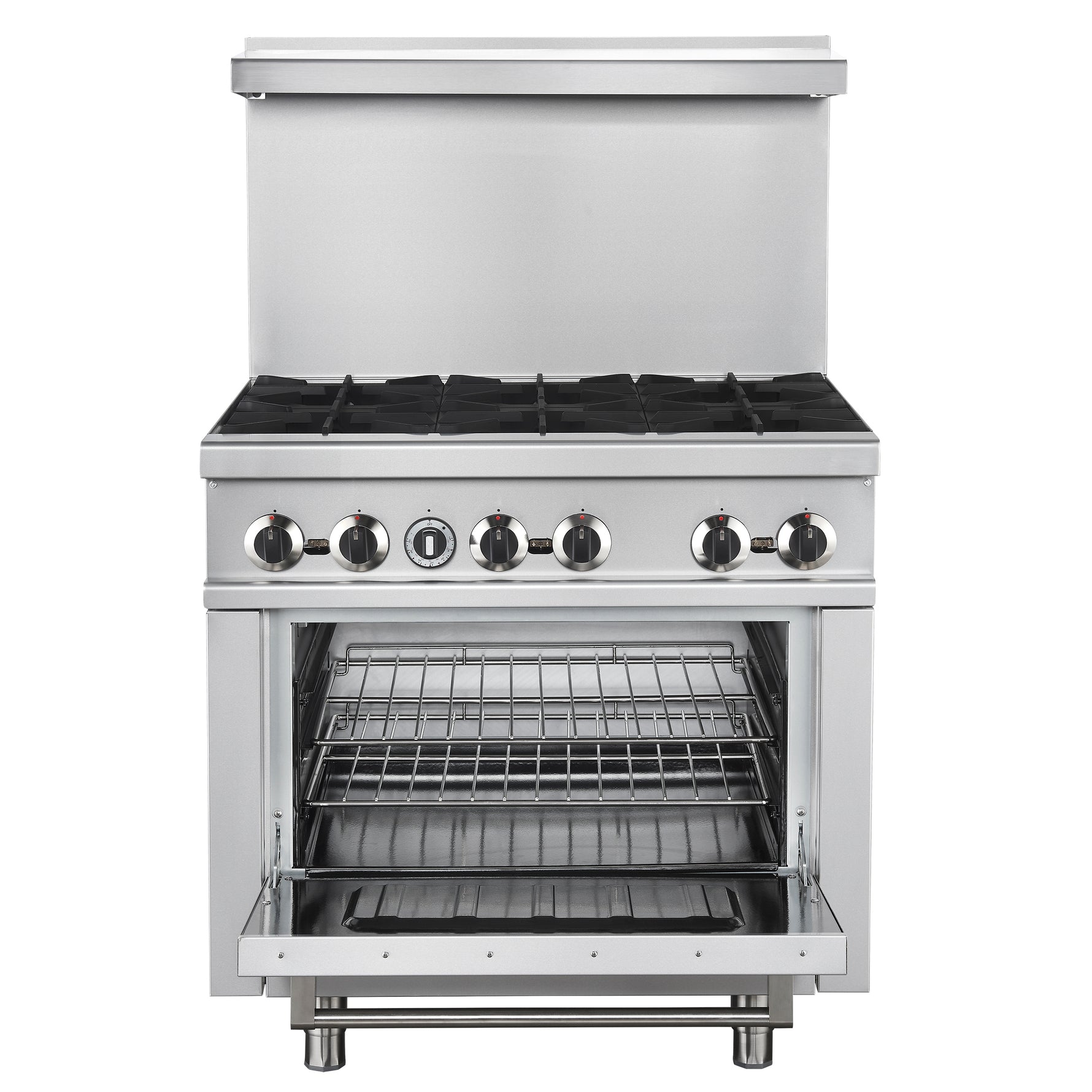 Forno Commerciale 36 Inch Gas Range with 6 Burners - BonPrix Électroménagers
