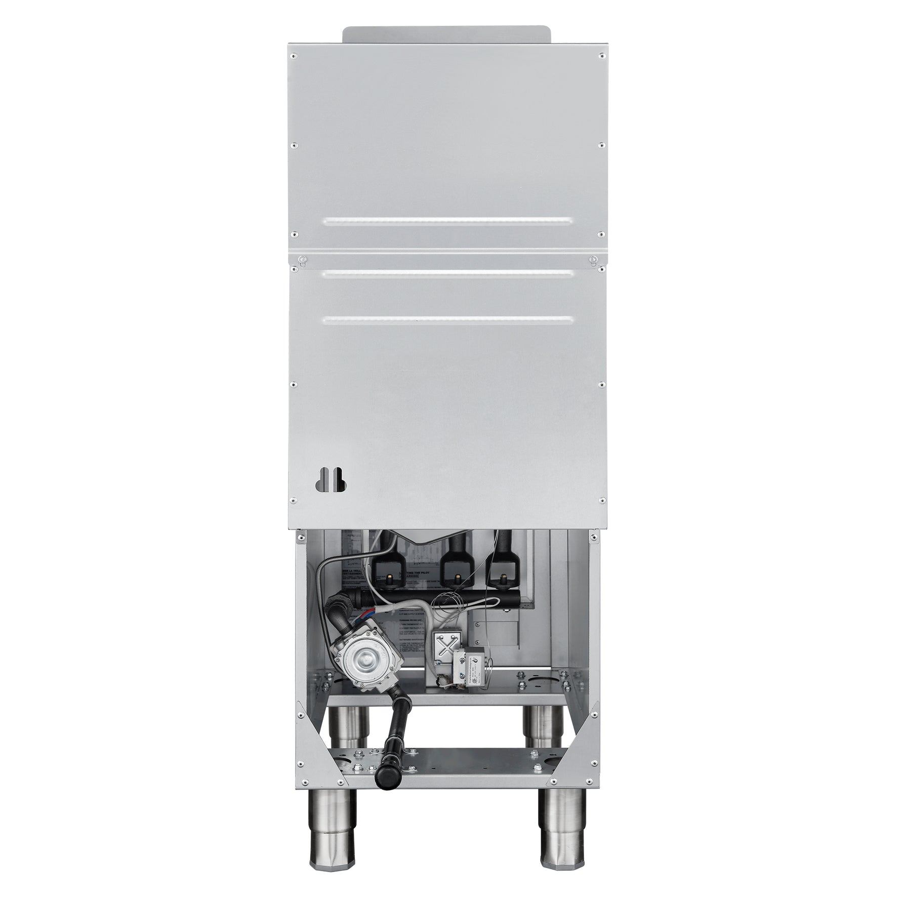 Forno Commerciale Natural Gas Deep Fryer, 3 Burners 90,000 BTU, 40 lbs, Millivolt Control - BonPrix Électroménagers