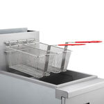 Forno Commerciale Propane Gas Deep Fryer, 4 Burners 120,000 BTU, 50 lbs Oil Capacity, Millivolt Control - BonPrix Électroménagers