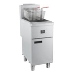Forno Commerciale Propane Gas Deep Fryer, 4 Burners 120,000 BTU, 50 lbs Oil Capacity, Millivolt Control - BonPrix Électroménagers