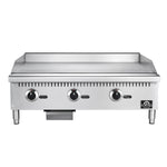 Forno Commerciale 36 Inch Gas Griddle, 3 Burners - BonPrix Électroménagers