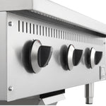 Forno Commerciale 36 Inch Gas Griddle, 3 Burners - BonPrix Électroménagers