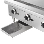 Forno Commerciale 36 Inch Gas Griddle, 3 Burners - BonPrix Électroménagers