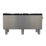 Forno Commerciale gas stock pot range, 2 powerful 3-ring burners, 160,000 BTU, durable stainless steel, heavy-duty cast iron grates - BonPrix Électroménagers