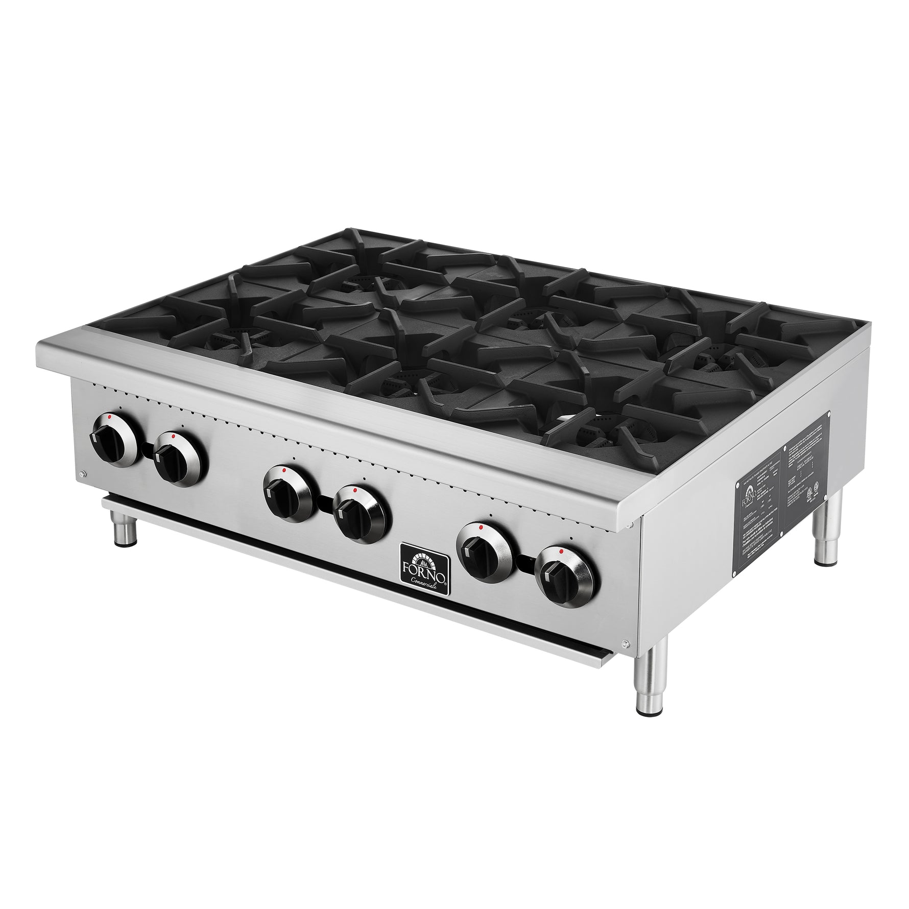 Forno Commerciale 36 Inch Gas Hotplate - BonPrix Électroménagers