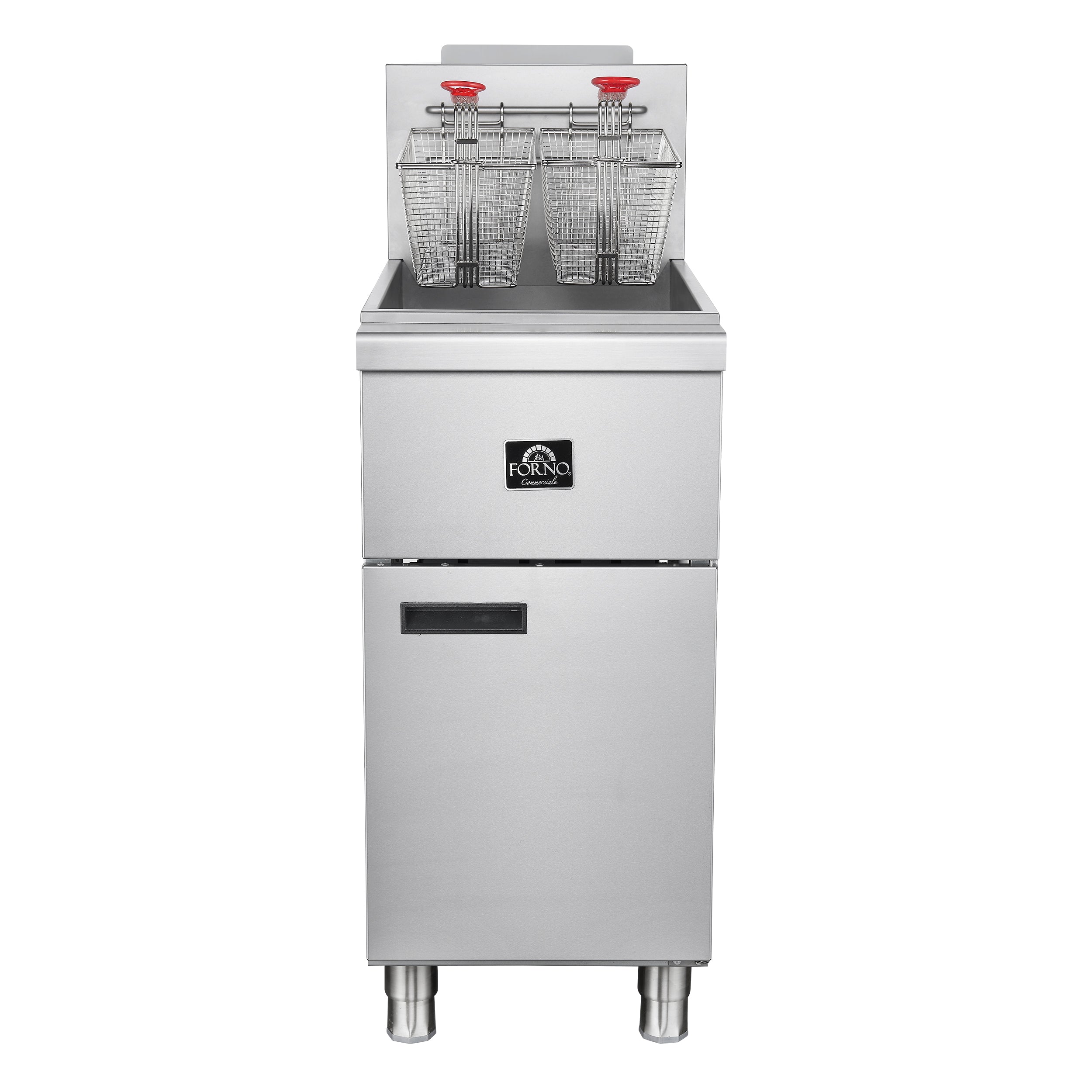 Forno Commerciale Propane Gas Deep Fryer, 3 Burners 90,000 BTU, 40 lbs Oil Capacity - BonPrix Électroménagers