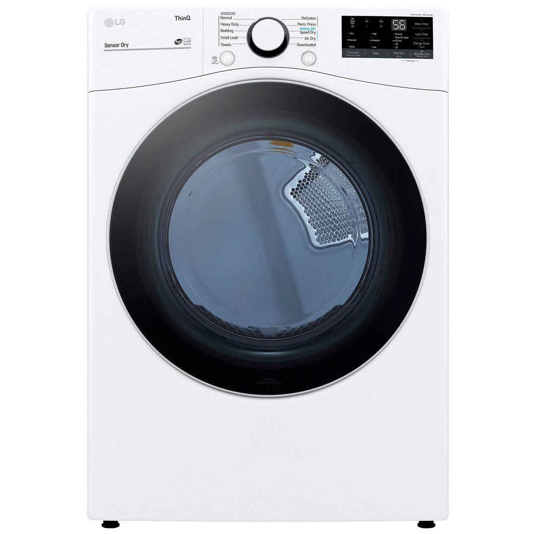 DLE3600W - DRYERS - LG - Electric - White - Open Box - DRYERS - BonPrix Électroménagers