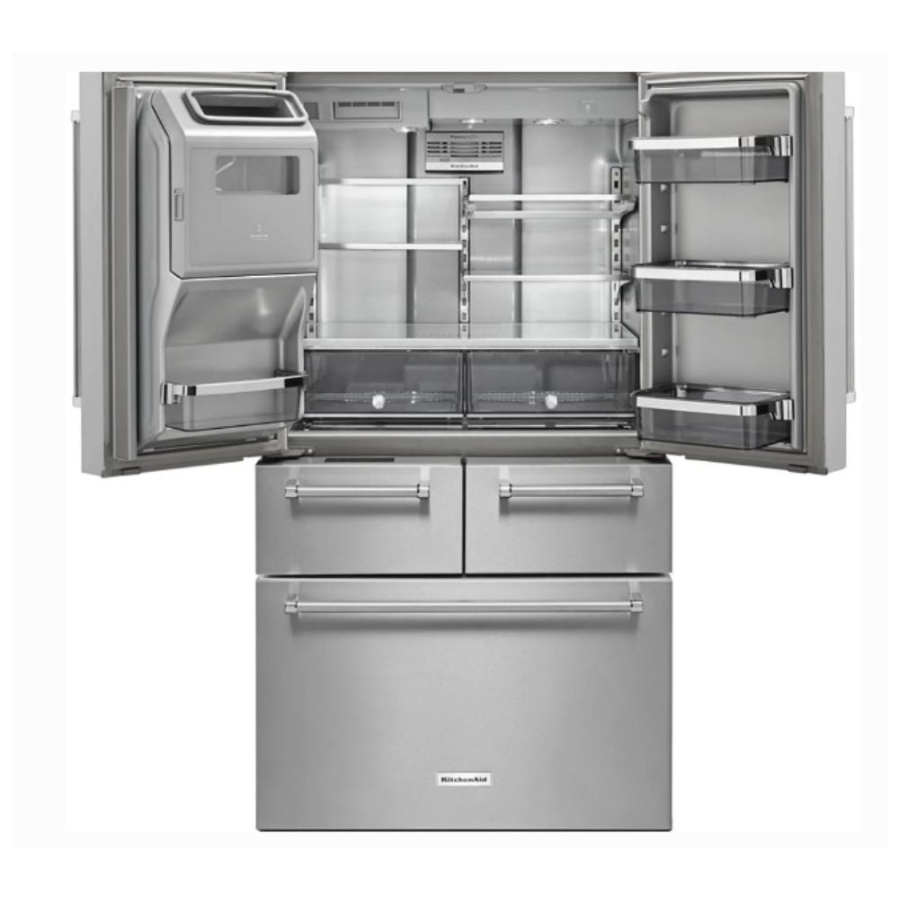 KRMF706ESS - REFRIGERATORS - kitchenAid - French 5-Door - Stainless Steel - Open Box - BonPrix Électroménagers