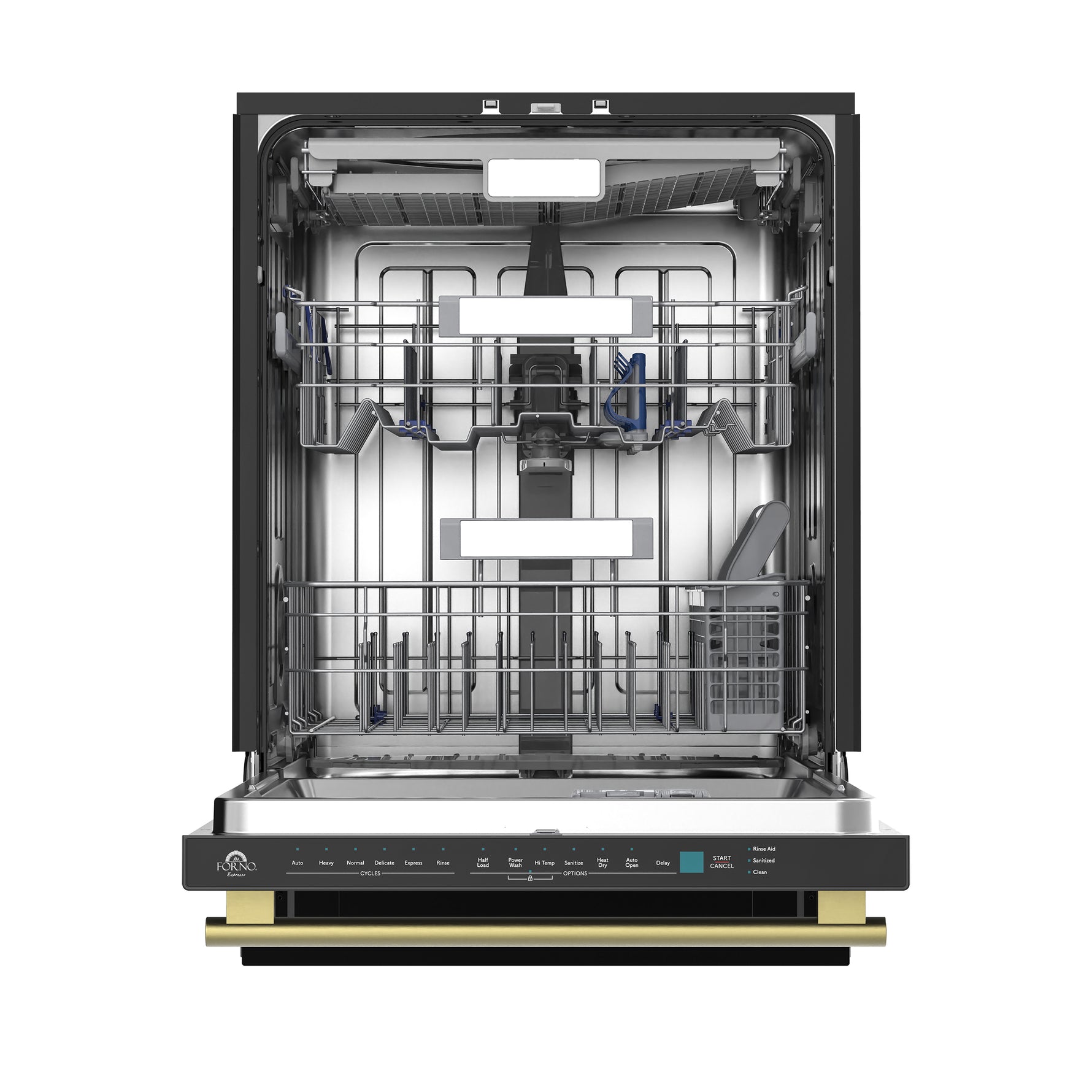 Stella 24 in. Built-in Dishwasher in Black, Tall Tub, Top Touch Control, Fingerprint-Resistant Stainless Steel Dishwasher, Black, Quiet 44 dBA, Soil-Sensing Capable, NSF & ENERGY STAR - BonPrix Électroménagers