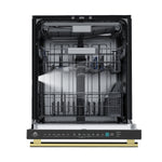 Stella 24 in. Built-in Dishwasher in Black, Tall Tub, Top Touch Control, Fingerprint-Resistant Stainless Steel Dishwasher, Black, Quiet 44 dBA, Soil-Sensing Capable, NSF & ENERGY STAR