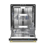 Stella 24 in. Built-in Dishwasher in Black, Tall Tub, Top Touch Control, Fingerprint-Resistant Stainless Steel Dishwasher, Black, Quiet 44 dBA, Soil-Sensing Capable, NSF & ENERGY STAR - BonPrix Électroménagers
