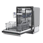 Stella 24 in. Built-in Dishwasher in Black, Tall Tub, Top Touch Control, Fingerprint-Resistant Stainless Steel Dishwasher, Black, Quiet 44 dBA, Soil-Sensing Capable, NSF & ENERGY STAR - BonPrix Électroménagers