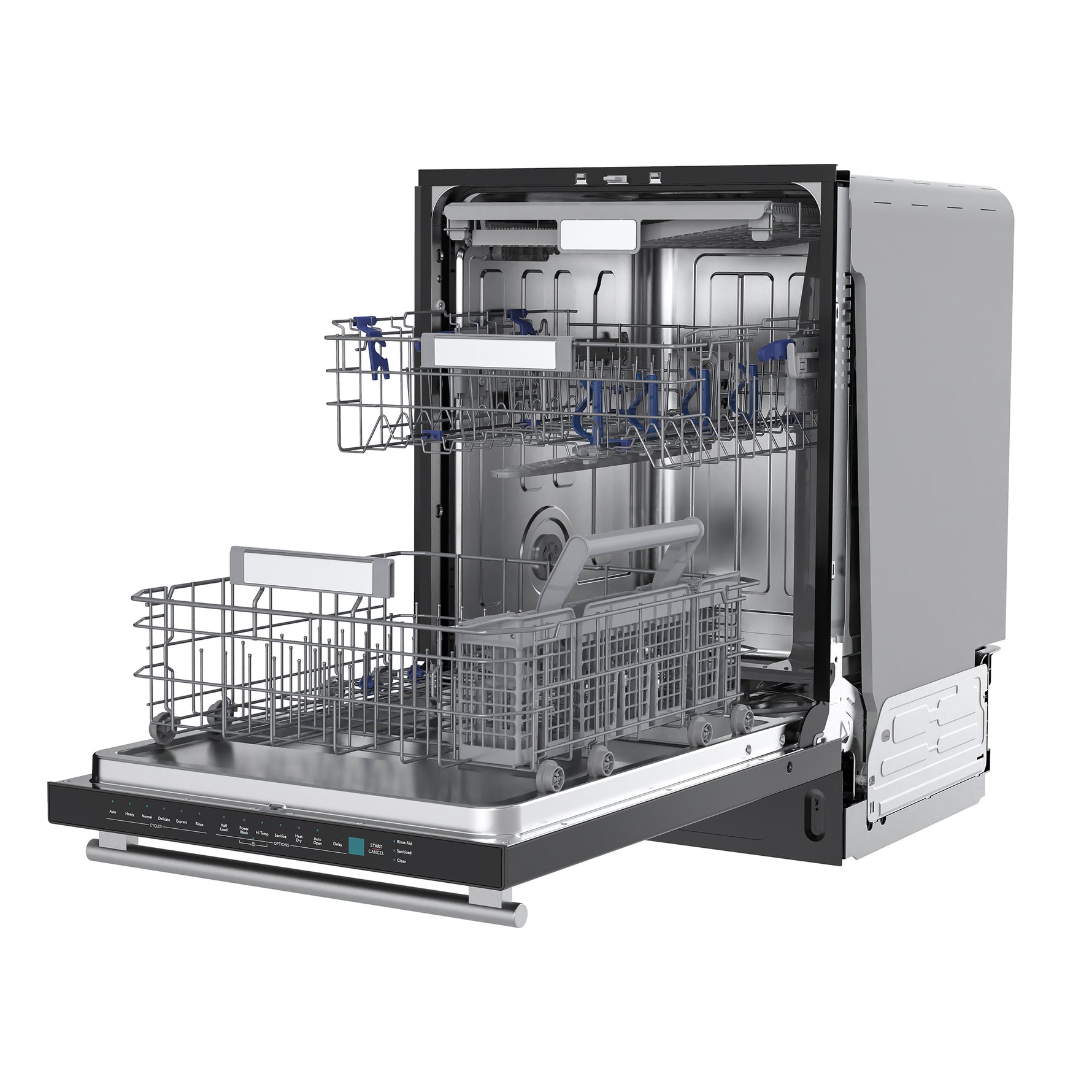 Stella 24 in. Built-in Dishwasher in Black, Tall Tub, Top Touch Control, Fingerprint-Resistant Stainless Steel Dishwasher, Black, Quiet 44 dBA, Soil-Sensing Capable, NSF & ENERGY STAR - BonPrix Électroménagers