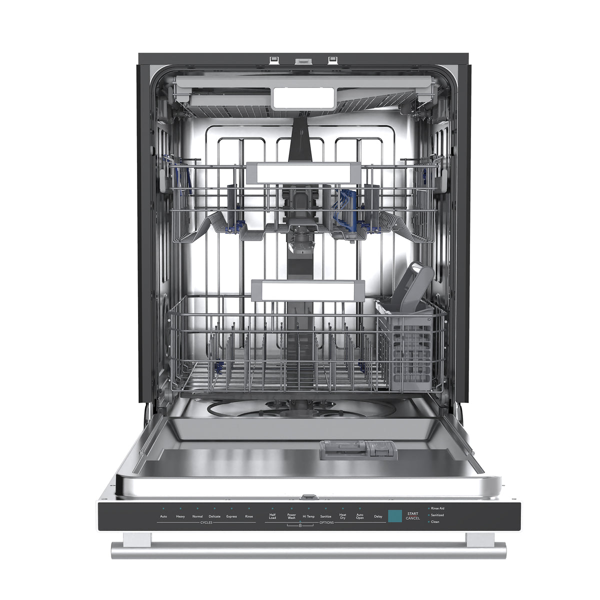 Stella 24 in. Built-in Dishwasher in White, Tall Tub, Top Touch Control, Fingerprint-Resistant Stainless Steel Dishwasher, Quiet 44 dBA, Soil-Sensing Capable, NSF & ENERGY STAR - BonPrix Électroménagers