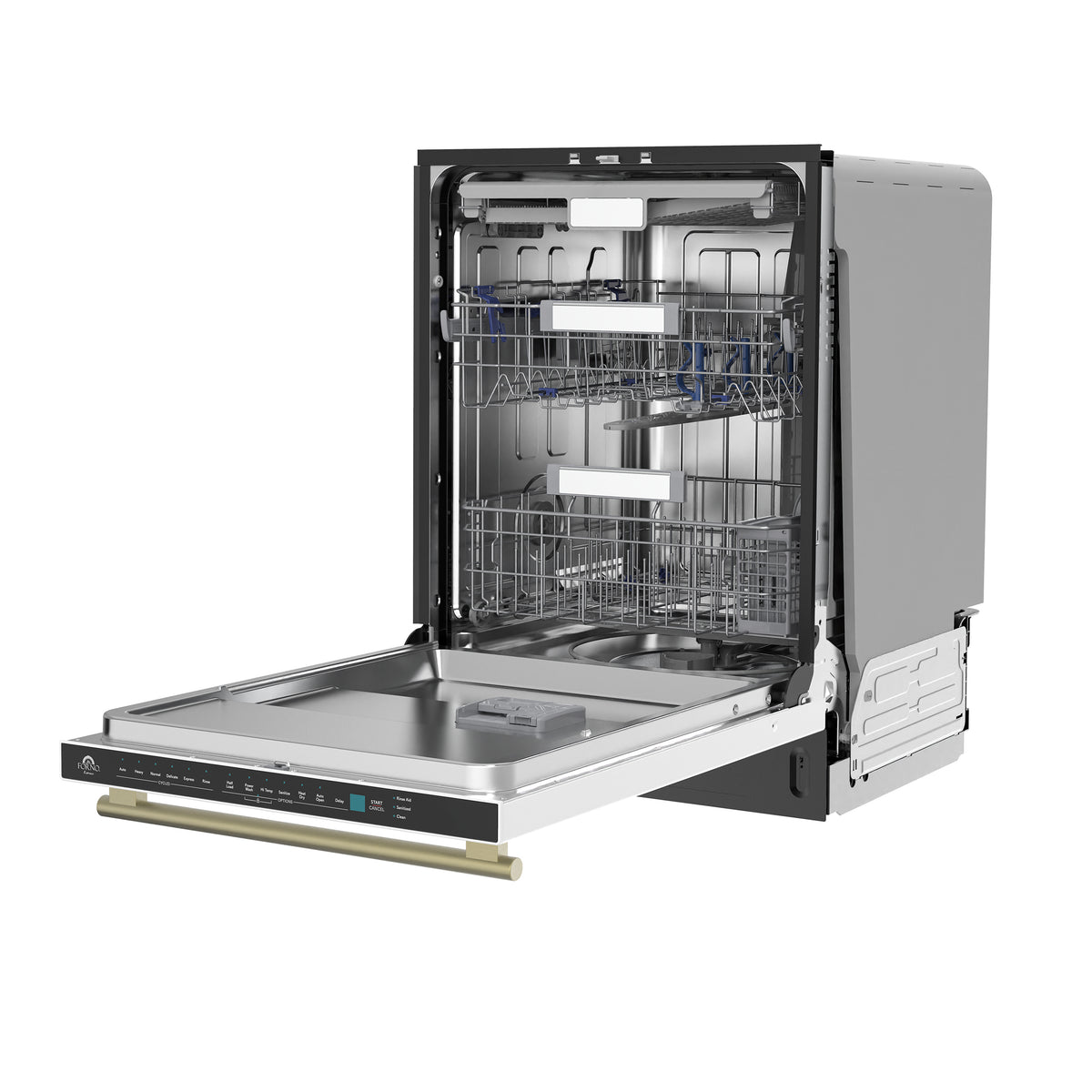 Stella 24 in. Built-in Dishwasher in White, Tall Tub, Top Touch Control, Fingerprint-Resistant Stainless Steel Dishwasher, Quiet 44 dBA, Soil-Sensing Capable, NSF & ENERGY STAR - BonPrix Électroménagers