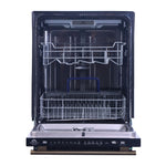 Espresso Lucente 24" Built-in Tall Tub Dishwasher, 49 dBA, Delay Start, Third Rack, 14 Place Settings, ENERGY STAR, White - BonPrix Électroménagers