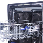 Lucente 24" Built-in Tall Tub Dishwasher, 49 dBA, Fingerprint-Resistant, Delay Start, Third Rack, 14 Place Settings, ENERGY STAR, Stainless Steel - BonPrix Électroménagers
