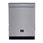 Lucente 24" Built-in Tall Tub Dishwasher, 49 dBA, Fingerprint-Resistant, Delay Start, Third Rack, 14 Place Settings, ENERGY STAR, Stainless Steel - BonPrix Électroménagers