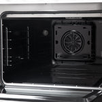 Galiano 48-inch Dual Fuel Range White & Antique Brass Design with 8 Sealed Burners 107,000 BTU, 6.58 cu. ft. double ovens & Griddle - BonPrix Électroménagers